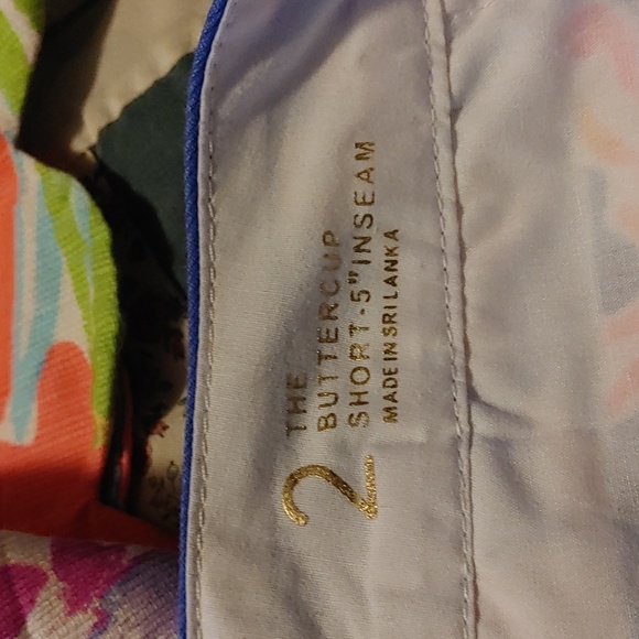 Lilly Pulitzer Blue Pink Reef The ButtercupShirts 5"" - Picture 8 of 9